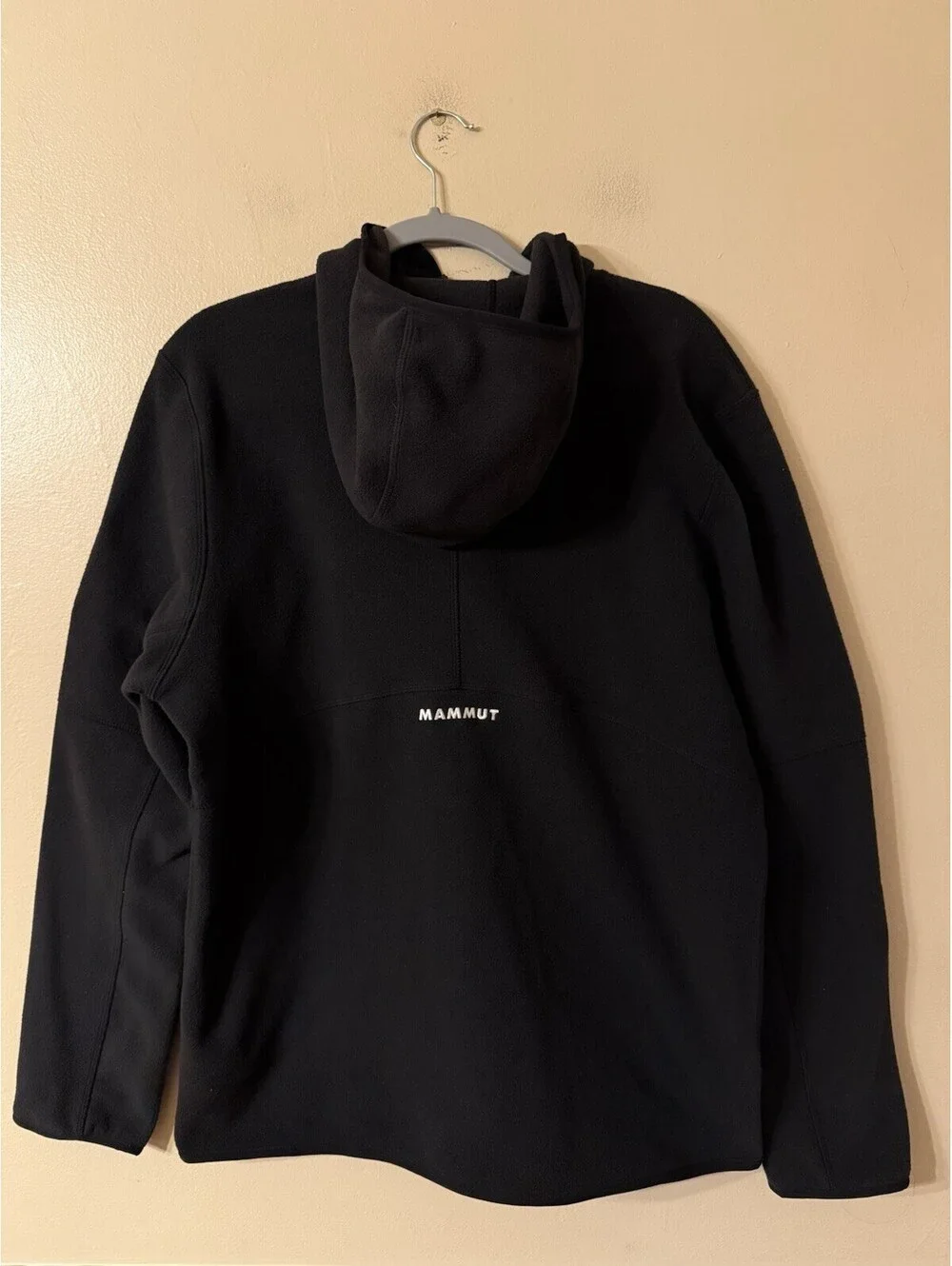 Mammut Tamaro Midlayer Hooded Fleece Jacket Men’s L Black Pristine Condition